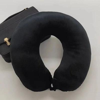 Uplift Picks Portable U Shaped Cervical Neck Pillow Soft Travel And Car Neck Support Pillow black