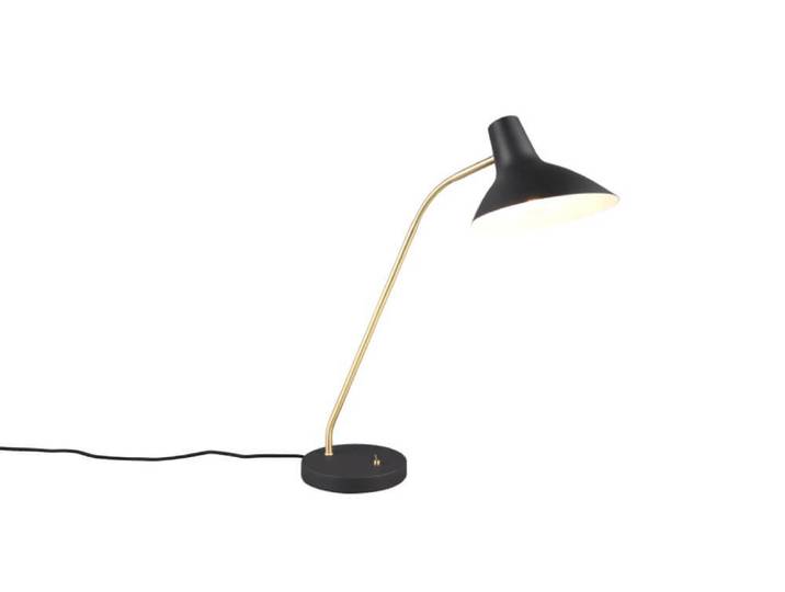 Strakke bureaulamp Traveller zwart Trio - 563400180