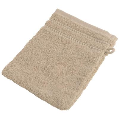 Waschhandschuh WEWO FASHION "9518W", beige, B:16cm L:21cm, Frottee, Waschlappen, saugstark