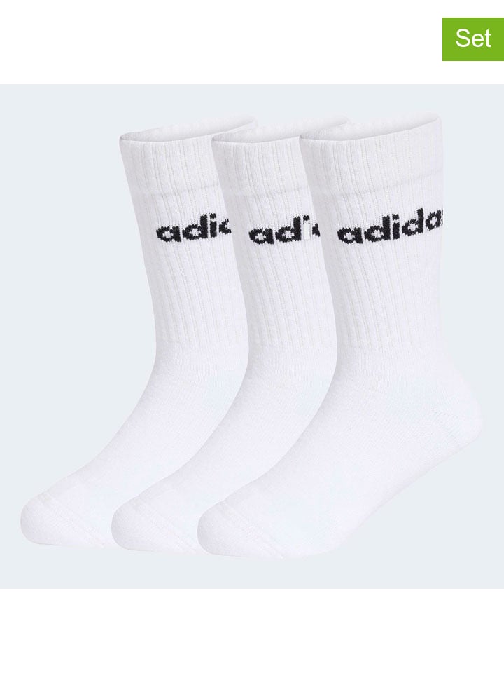 adidas 3er-Set: Socken in Weiß - 22