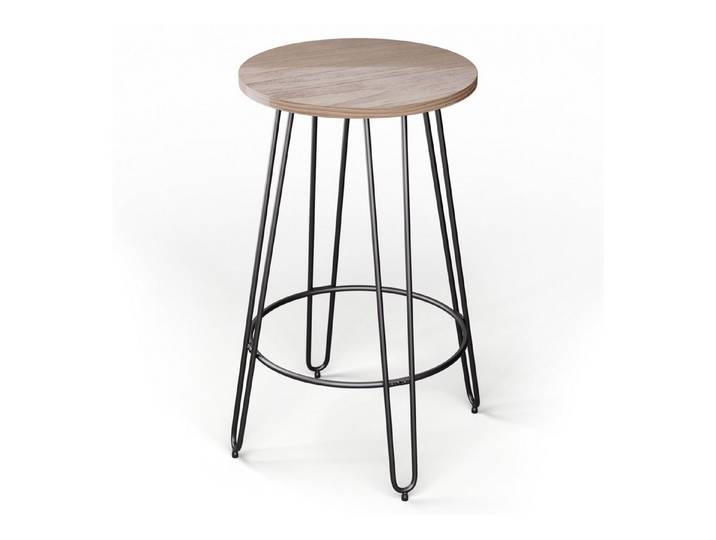 blumfeldt Beistelltisch Hamilton (Packung), Bistro Tisch Indoor 69 x104,5 Stahl Holz Rund