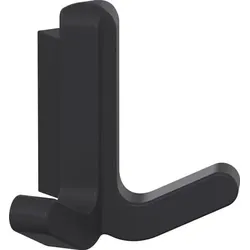 Doppelhaken Ser.477 matt,elastisch Ku.(TPU) 92 grau H.69mm HEWI