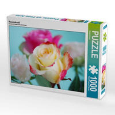 CALVENDO Puzzle Rosenstrauß | 1000 Teile Lege-Größe 64x48cm Foto-Puzzle für glückliche Stunden
