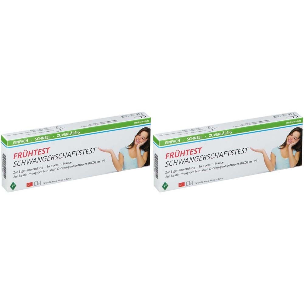 Fruehtest Schwangersc Test x2 2x1 St