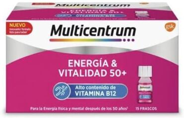 Centrum Energia & Vitalidade 50+ Frascos 15x7ml