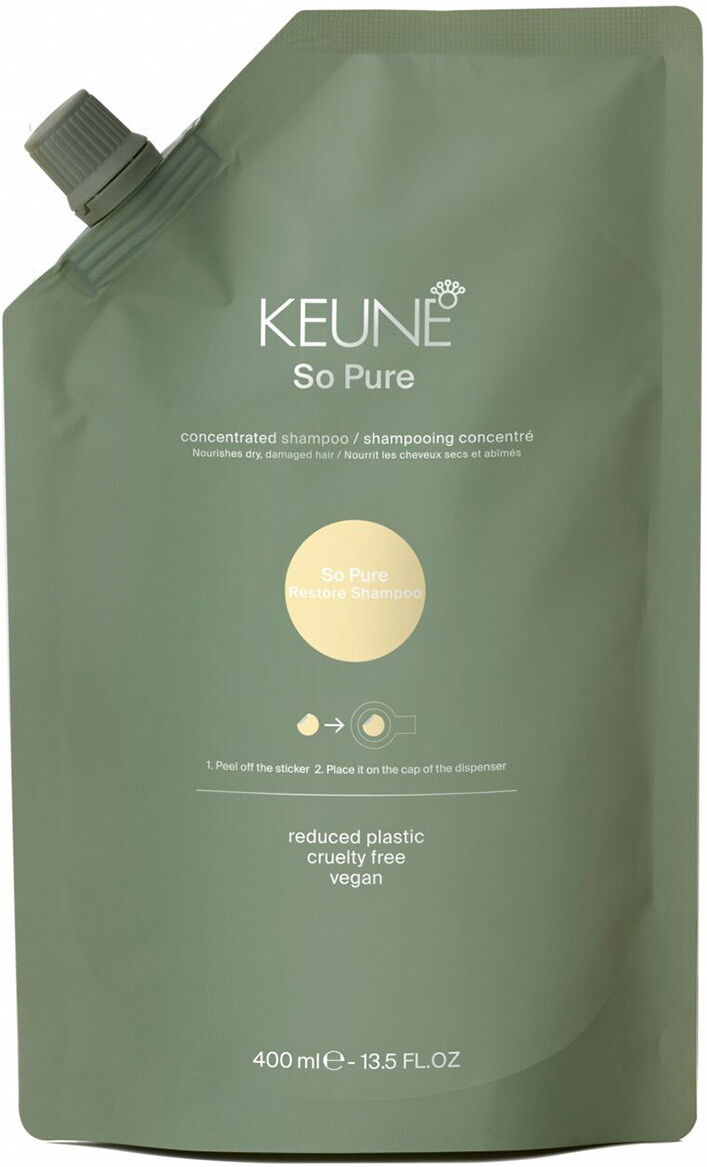 400ml KEUNE SO PURE Restore Shampoo Refill