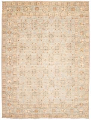 Ecarpetgallery "Hand-knotted Pak Finest Mamluk Khaki Wool Rug - 9'1"" x 12'2""/9'1 x 12'2"