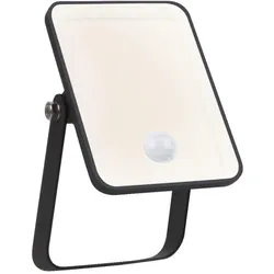 Osram LED Fluter Floodlight Essential Sensor 10W 4000K neutralweißes Licht IP65 schwarz