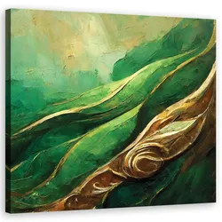 WANDBILD grün abstraktion
