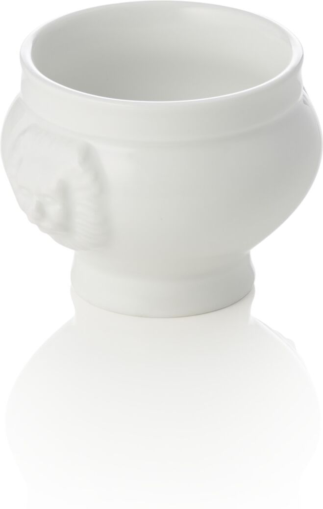 Tirolix Zuppiera con Testa di Leone 120 ml Italia White