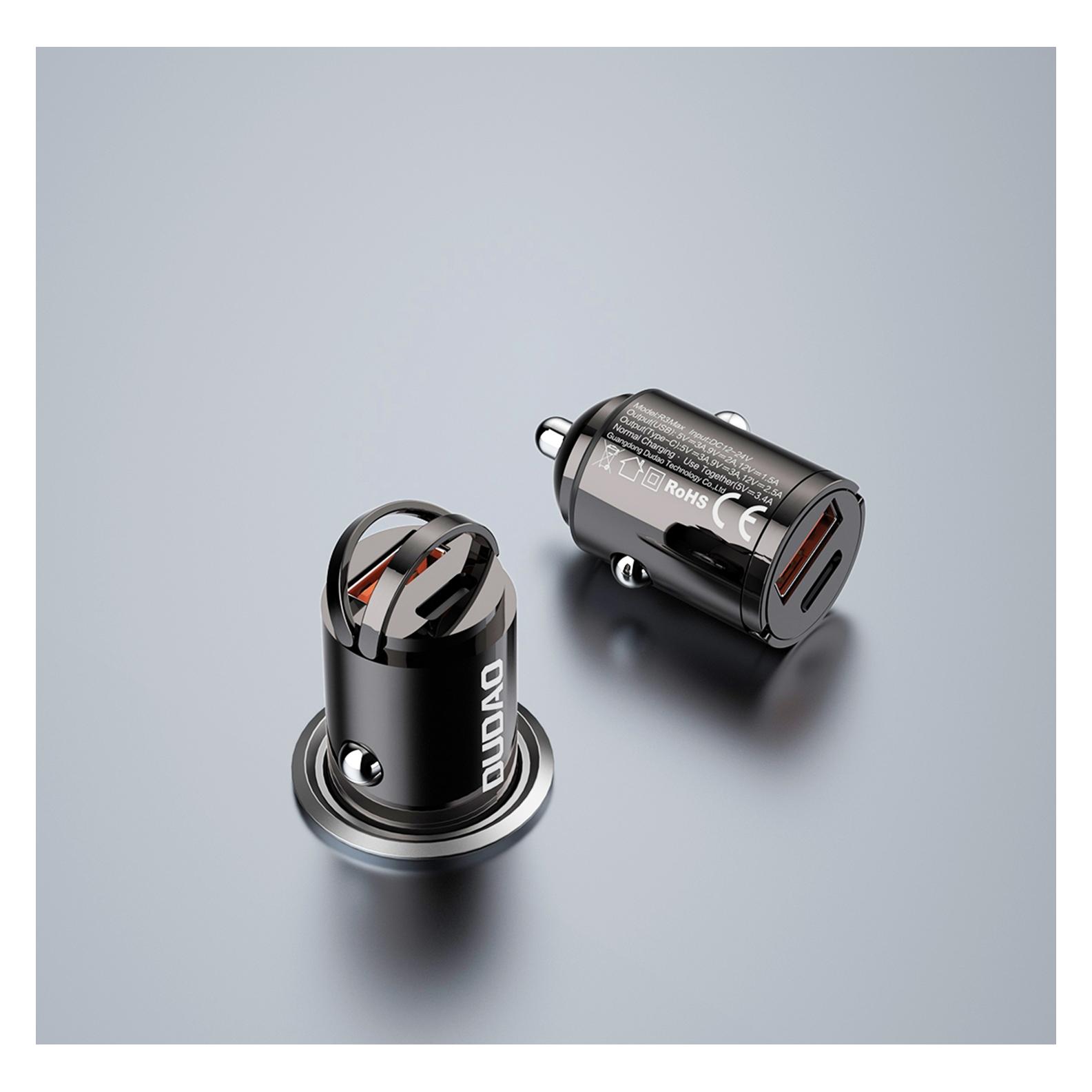Dudao R3MAX USB + USB-C 48W Car Charger (R3MAX)