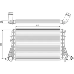 Ladeluftkühler VALEO 818372 für VW Jetta IV Beetle Golf VI Variant