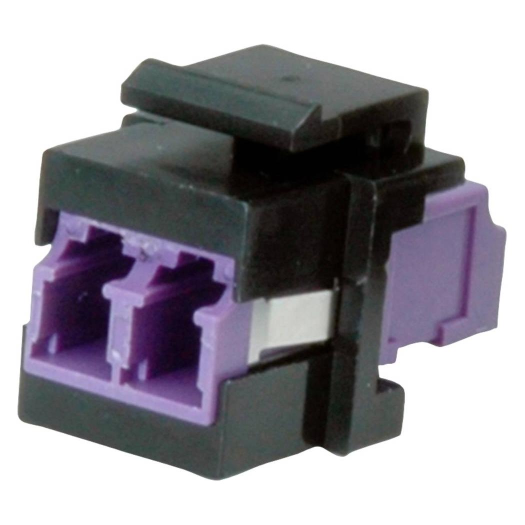 Secomp ROLINE FO Keystone Jack, OM4, LC, M-M, Duplex (Keystone Modul) (21.17.0002)