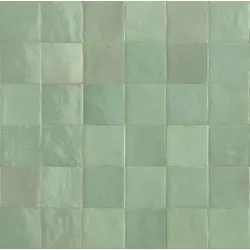 Marazzi Zellige Turchese 10x10 cm Dekor Wand Glänzend Leicht Strukturiert Lux
