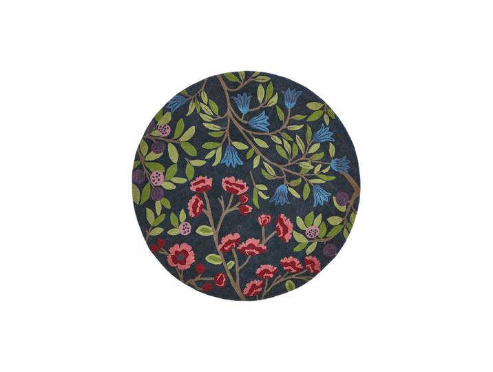 Runder Designer Teppich „Foraging“ - handgetuftet, aus 100% reiner Schurwolle Ø 150 cm Sanderson