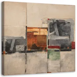 LEINWANDBILD Abstrakte Zusammensetzung 60x60cm