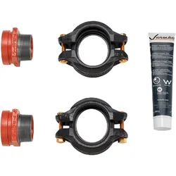 Adapter Victaulic 2,5 Zoll auf Gewinde R2