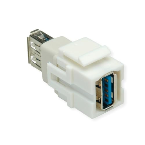 Bachmann USB A/A 3.0 Keystone Module, wit