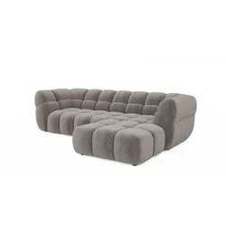 Ecksofa Phantom Stoff Braun