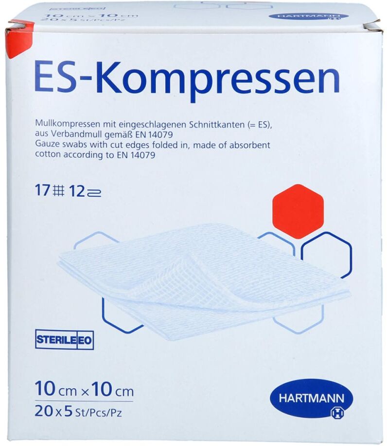 Es-kompressen steril 10x10 cm Grosspackung