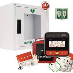 MEDX5 myPAD-M mit LCD-Farbbildschirm Defibrillator mobil mit Sprachanweisungen, mit Sprachausgabe, Automatische Schockabgabe Schwarz 0-51186