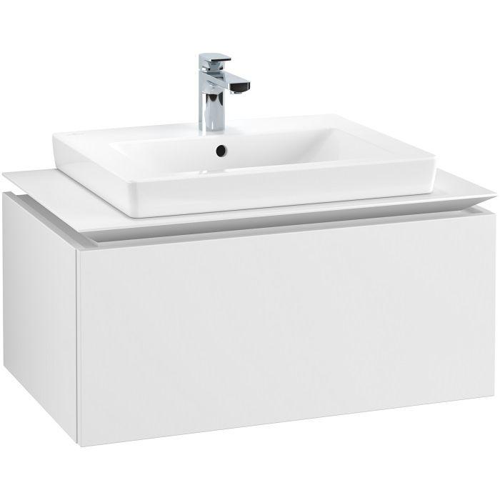 Villeroy & Boch Legato Waschtischunterschrank B67800MS 80x38x50cm, White Matt