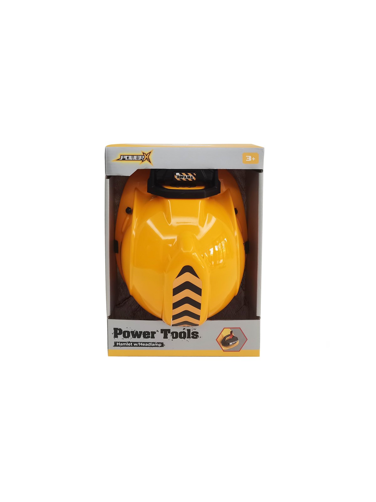 Power X Construction Helmet w/Portable Headlamp