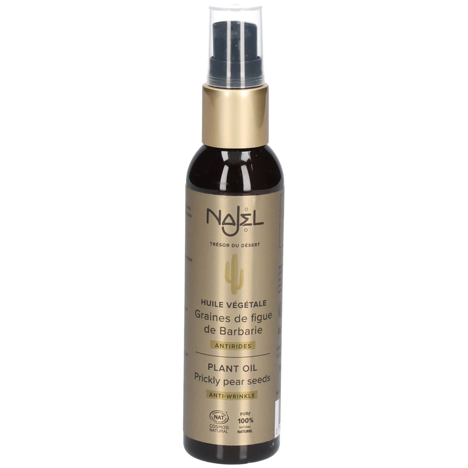 Najel Huile De Graines Figue Barbarie Antirides Peaux Matures Flacon-Pompe 80ml 80 ml Öl