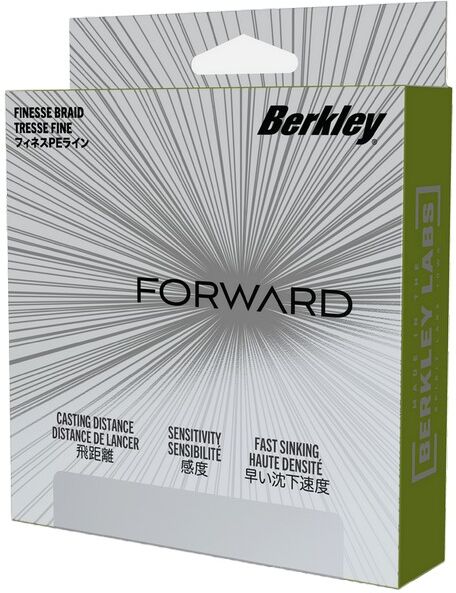 Berkley Forward Braided Line-Low-Vis Green-0,08mm