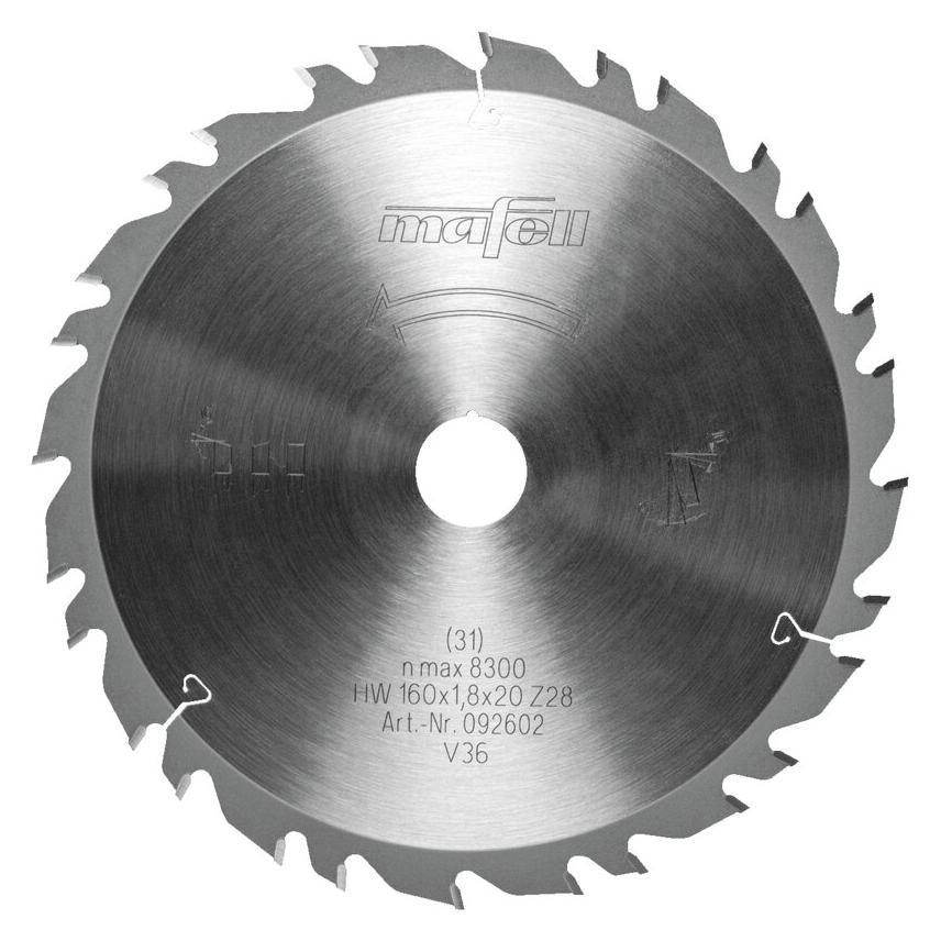 Mafell Kreissägeblatt HW KSB-WU160 GT (092602)