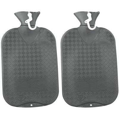 Fashy Wärmflasche glatt anthrazit 6420 21 2x 2x1 St
