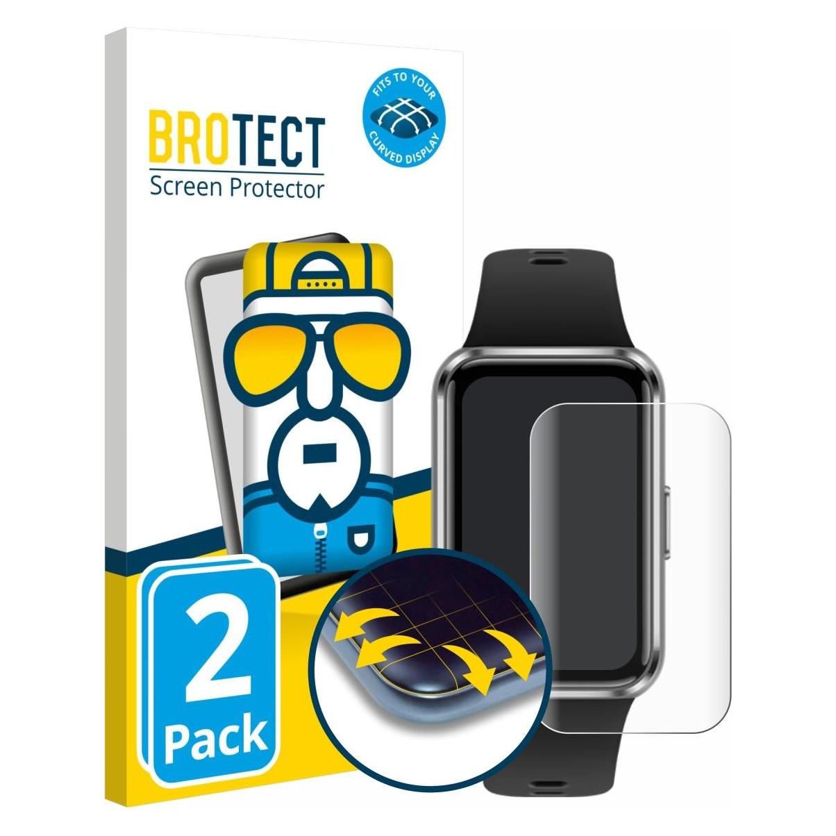Brotect Fullscreen für Huawei Band 11 Schutzfolie Displayschutz Folie Klar Transparent (5162363)