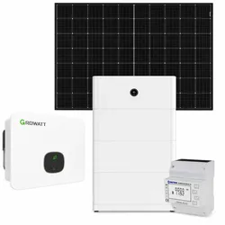 Growatt 15kWp PV-Komplettanlage mit Solarmodulen und 10 kWh Speicher