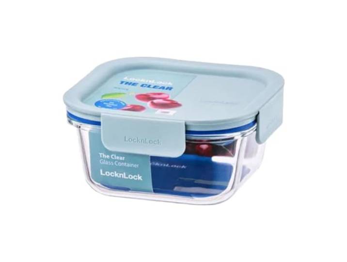 LocknLock The Clear 750 ml Boîte hermétique en verre avec couvercle\, sans BPA\, hermétique et étanche\, passe au four/micro-ondes/congélateur/lave-vaisselle\, parfait pour réchauffer et préparer les