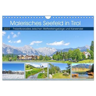 Malerisches Seefeld in Tirol (Wandkalender 2027 DIN A4 quer), CALVENDO Monatskalender