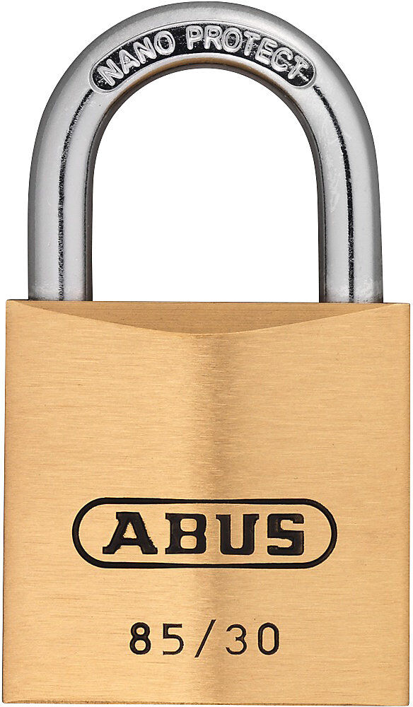 Vorhängeschloss, 85/30 Lock-Tag, VE 6 Stk, Messing ABUS