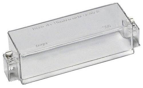 Hager U86 U86 Klarsichthaube plombierbar f.Geräte bis 9PLE HxBxT 55x195x50mm Klarsichthaube 1St.