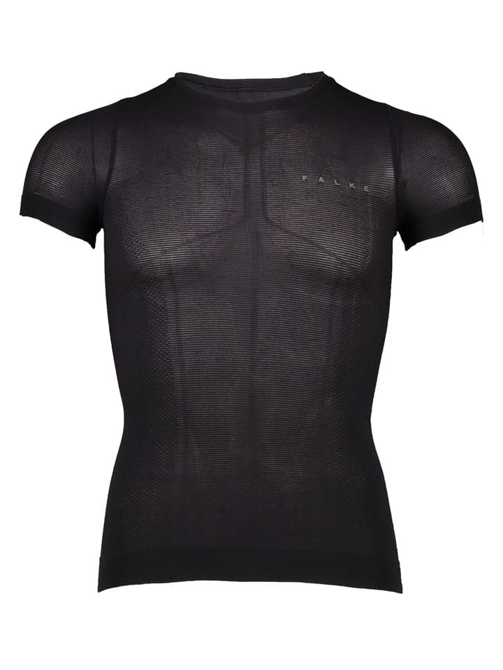 Falke Funktionsunterhemd "Maglietta" in Schwarz - M