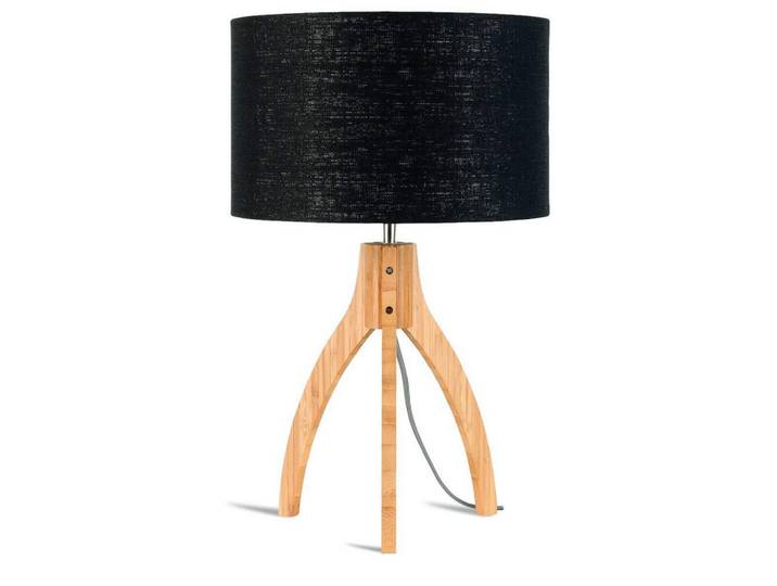 Good & Mojo Tischleuchte GOOD\u0026MOJO, Schwarz, Bambus, 54 cm, LED-Leuchtmittel austauschbar, Lampen & Leuchten, Innenbeleuchtung, Tischlampen, Tischlampen