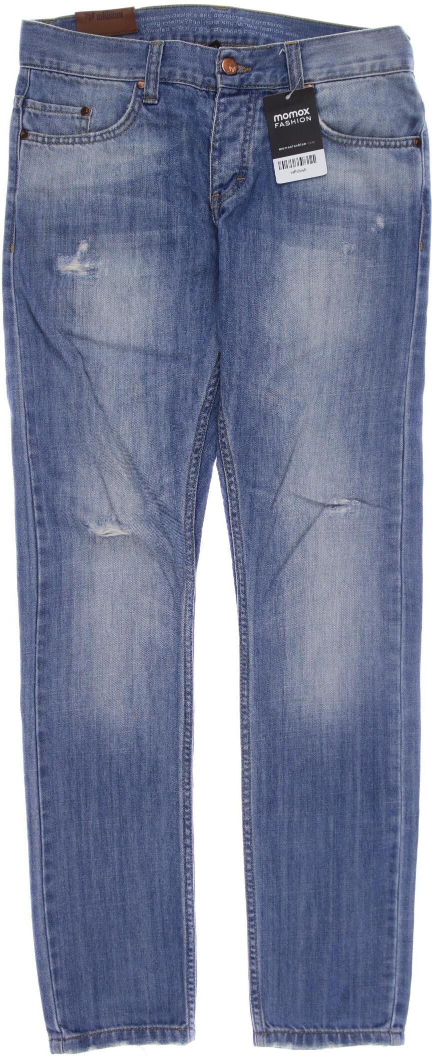 Minimum Herren Jeans, Blau, Gr. W28, Baumwolle - Second Hand