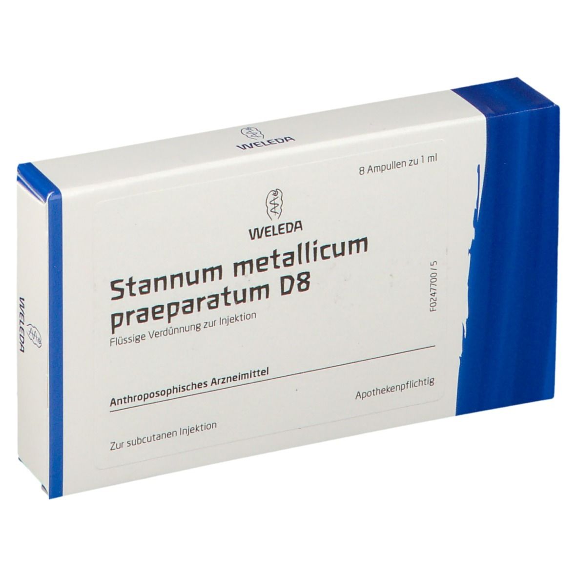 Stannum Metallicum praeparatum D 8 Ampullen 8x1 ml