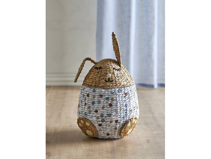 home24 Mand met deksel Villja Ø 35cm meerdere kleuren