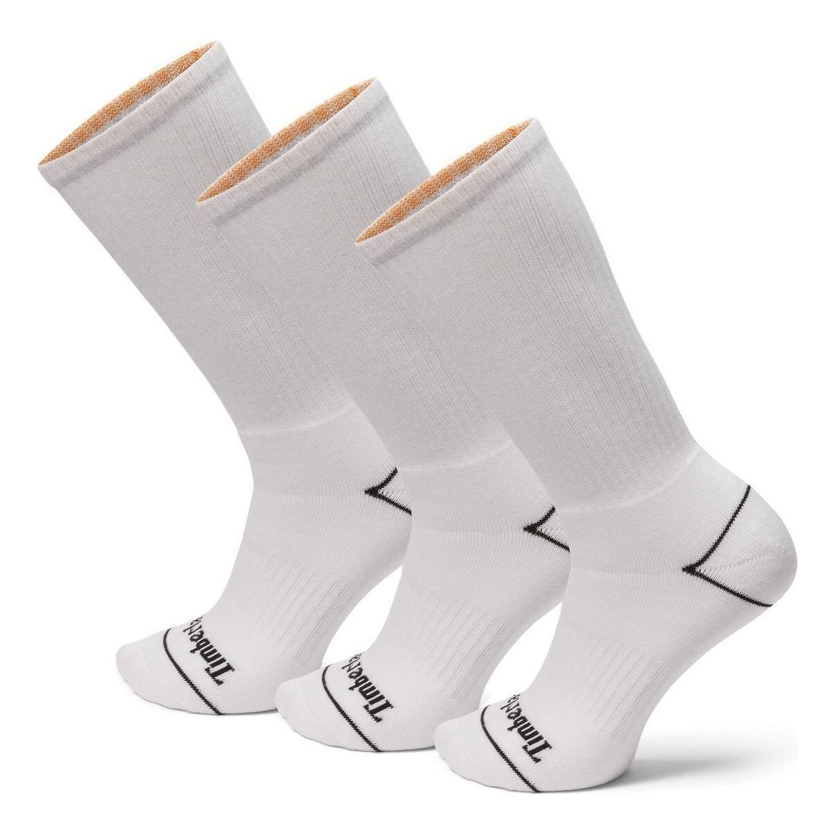 Timberland Mens 3 Pack Bowden Full Cushion Crew white S TB0A6BBB1001-S