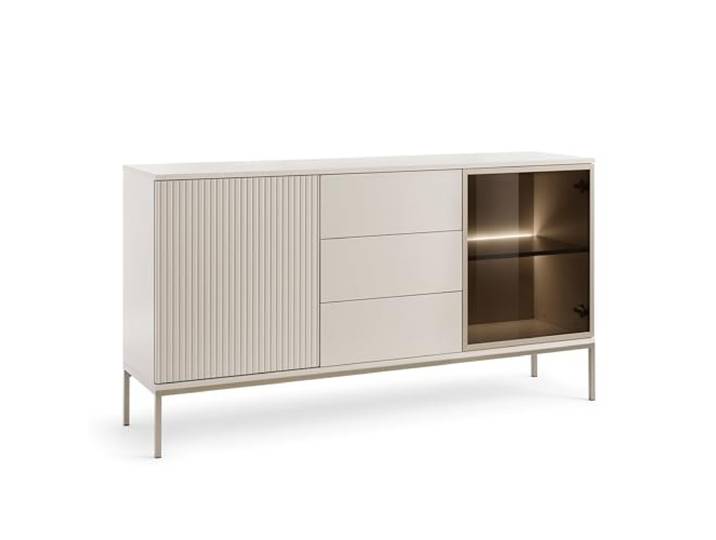 Kommode Laval KSZ154 Kaschmir 154x83x39 cm Laval KSZ154 - Kommode, Kaschmir mit Paspel, Breite 154 cm, Höhe 83 cm, Tiefe 39 cm