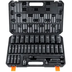 VEVOR Schlagschrauber-Set, 34-teilig, 6-Punkt-12,7-cm-Antrieb, Bit-Ratschen-Werkzeugset-Koffer