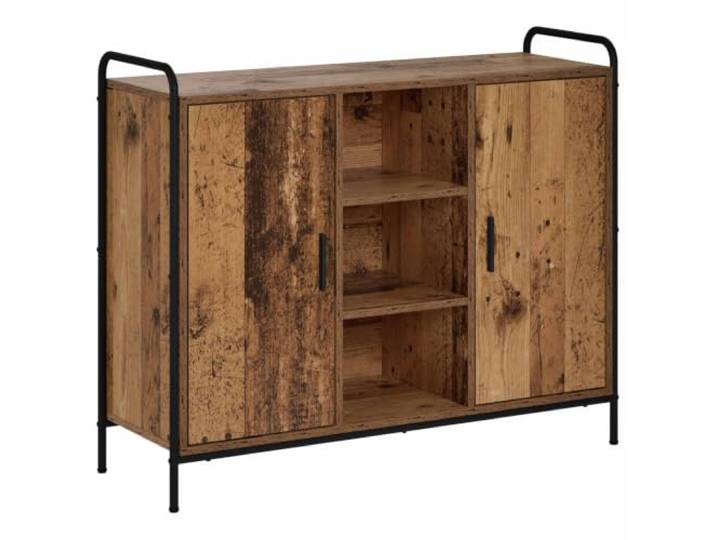 vidaXL Sideboard Altholz 97 x 33 x 81 cm Holzwerkstoff Klare Linien und wenig Schnickschnack, Robustes und vielseitiges Material, Bietet stabile Unterstützung