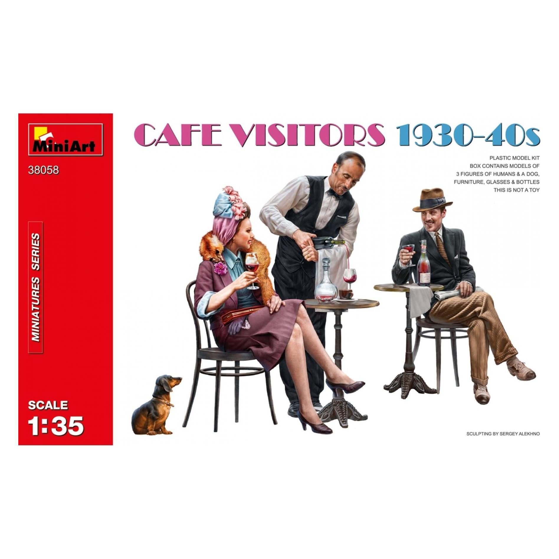 Mini art Cafe Visitors 1930-40s (38058)