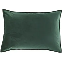 Chic Antique Aix Kissebezug Velour 70x50cm, B70 cm - forest green