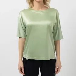 STEFFEN SCHRAUT Shirt, langer 1/2-Arm Rundhalsausschnitt Materialmix leger weit