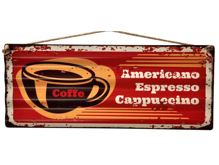 Plaque rectangulaire ''coffee''